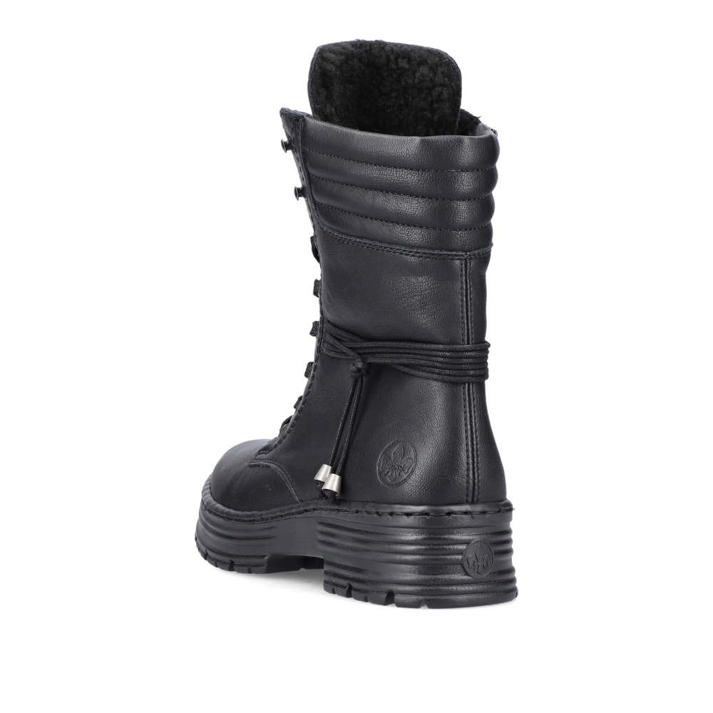 detail Dámská kotníková obuv RIEKER X8521-00 černá W2