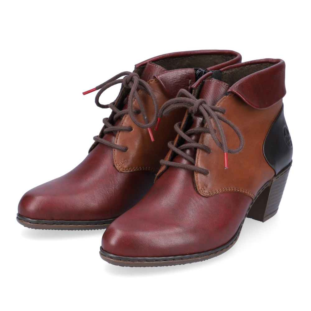 detail Dámská kotníková obuv RIEKER Y2131-35 červená W2