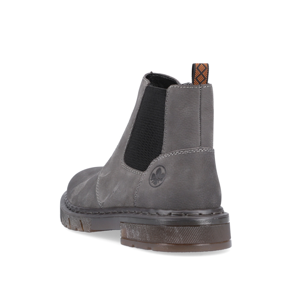 detail Pánská kotníková obuv RIEKER 31650-45 šedá W2
