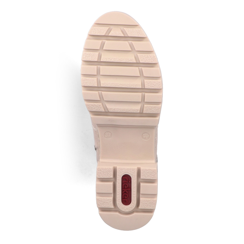 detail Dámská kotníková obuv RIEKER 76862-62 béžová W2