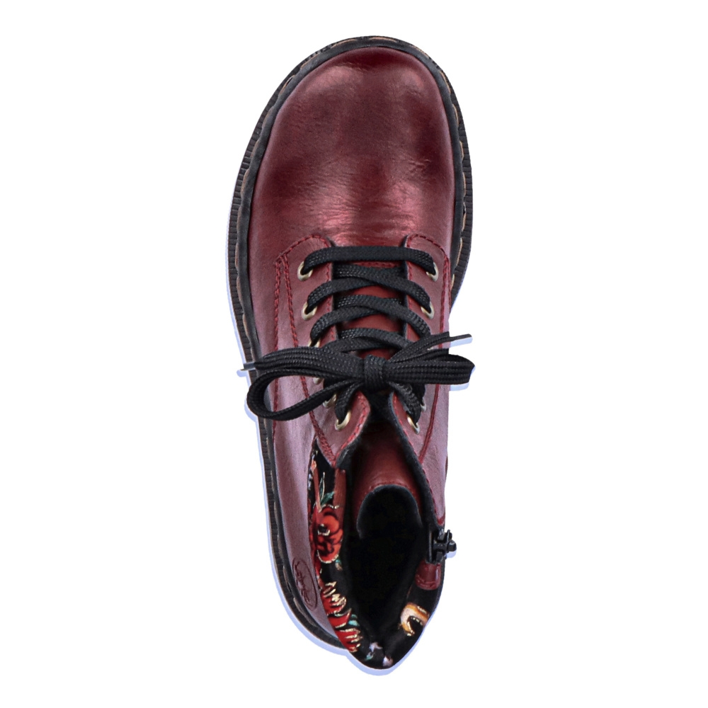 detail Dámská kotníková obuv RIEKER 78212-35 červená W2