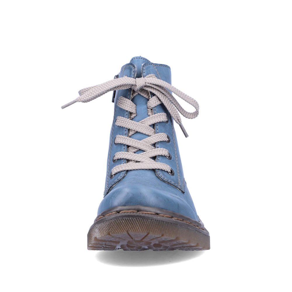detail Dámská kotníková obuv RIEKER 78240-14 modrá W2