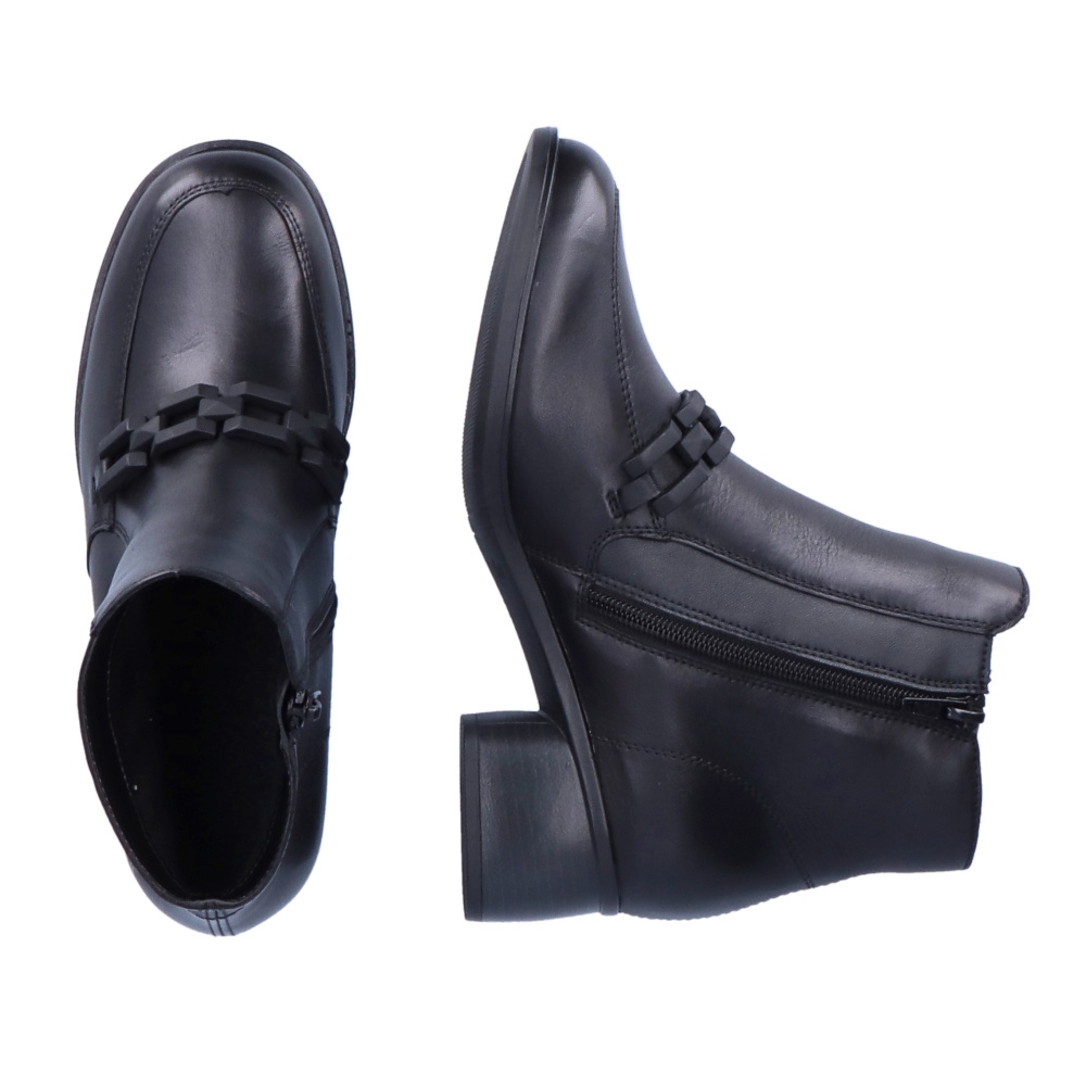 detail Dámská kotníková obuv REMONTE R8876-01 černá W2