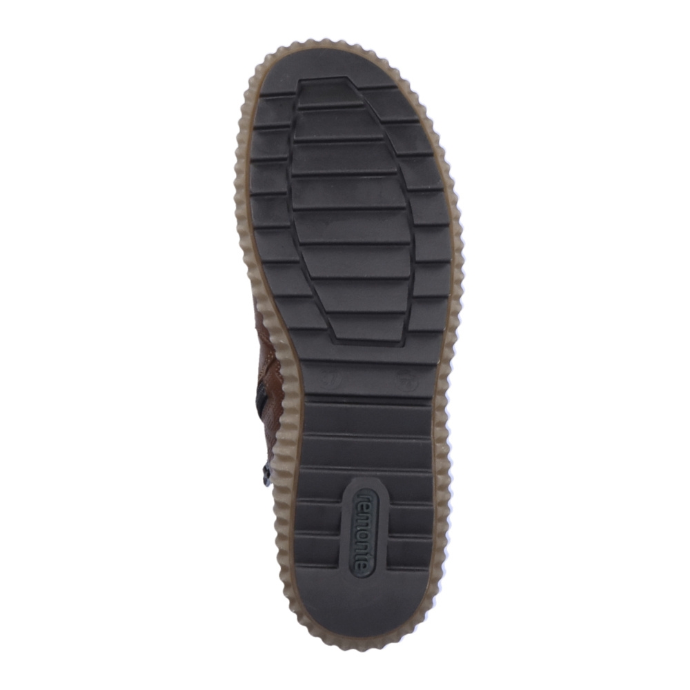 detail Dámská kotníková obuv REMONTE R8273-22 hnědá W2