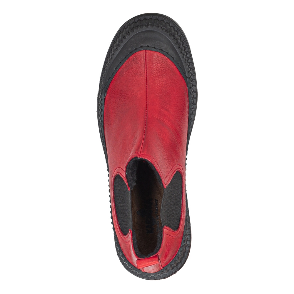 detail Dámská kotníková obuv IBERIUS 5082-497 červená W2