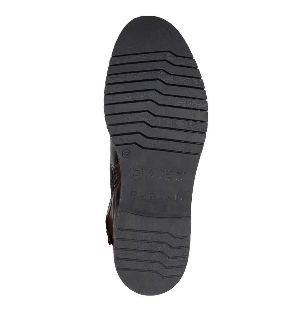 detail Pánská kotníková obuv BUGATTI 8373A-6400 hnědá W3