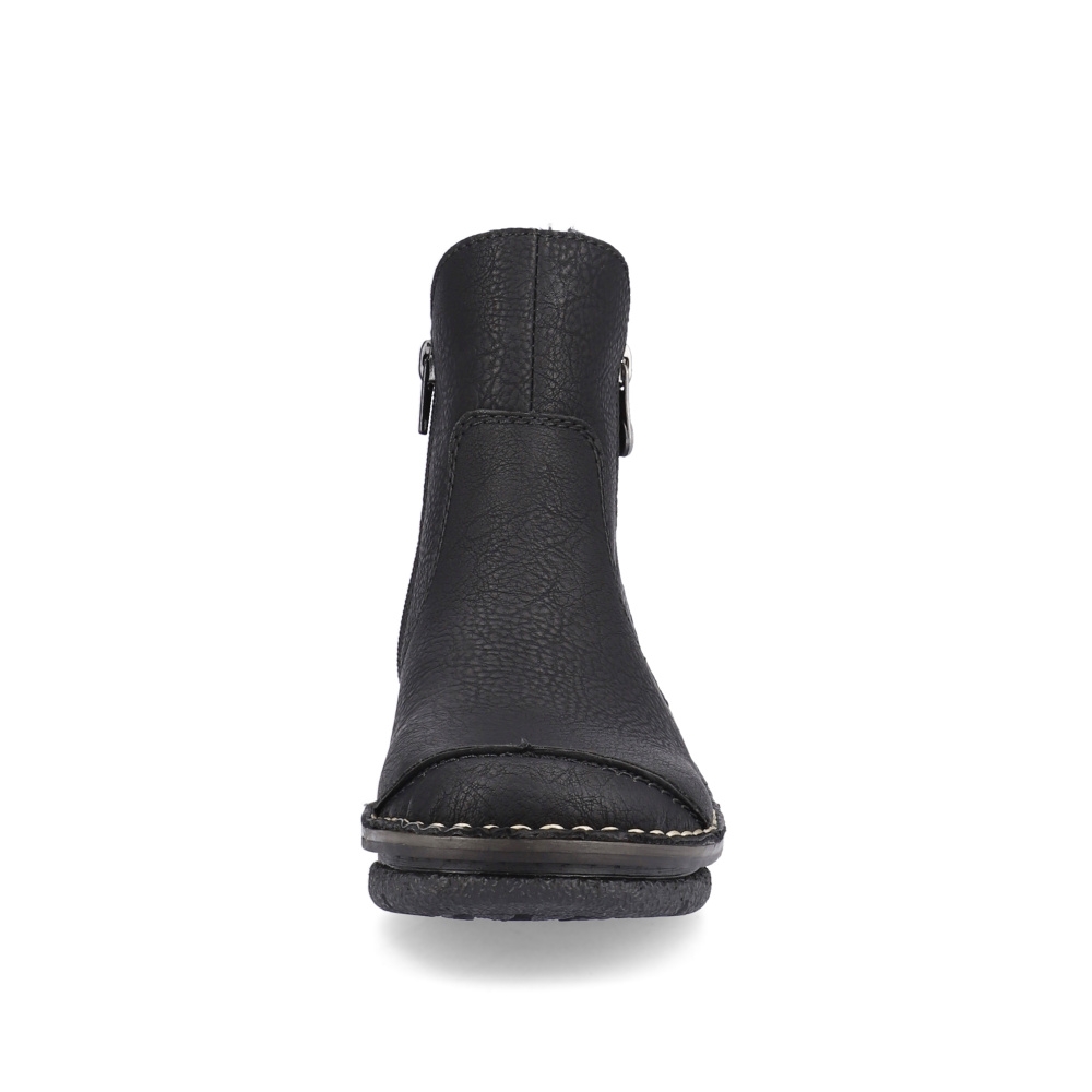 detail Dámská kotníková obuv RIEKER 73357-00 černá W3