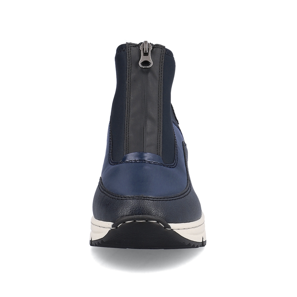 detail Dámská kotníková obuv RIEKER N6352-14 modrá W3