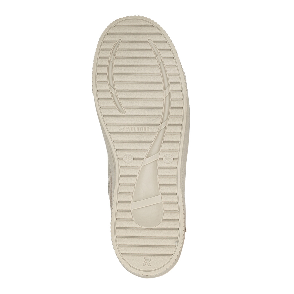 detail Dámská kotníková obuv RIEKER REVOLUTION W0760-40 béžová W3