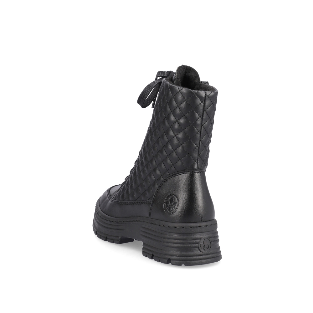 detail Dámská kotníková obuv RIEKER X8501-00 černá W3