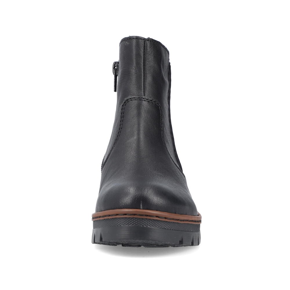detail Dámská kotníková obuv RIEKER X9165-00 černá W3