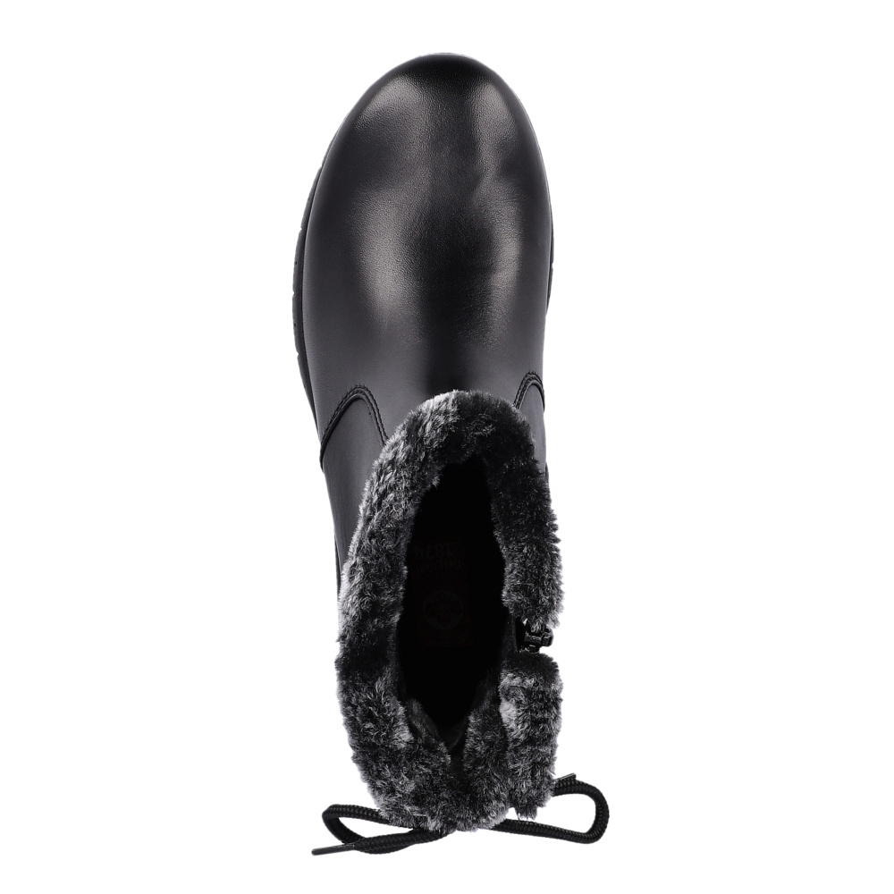 detail Dámská kotníková obuv RIEKER Y1350-00 černá W3