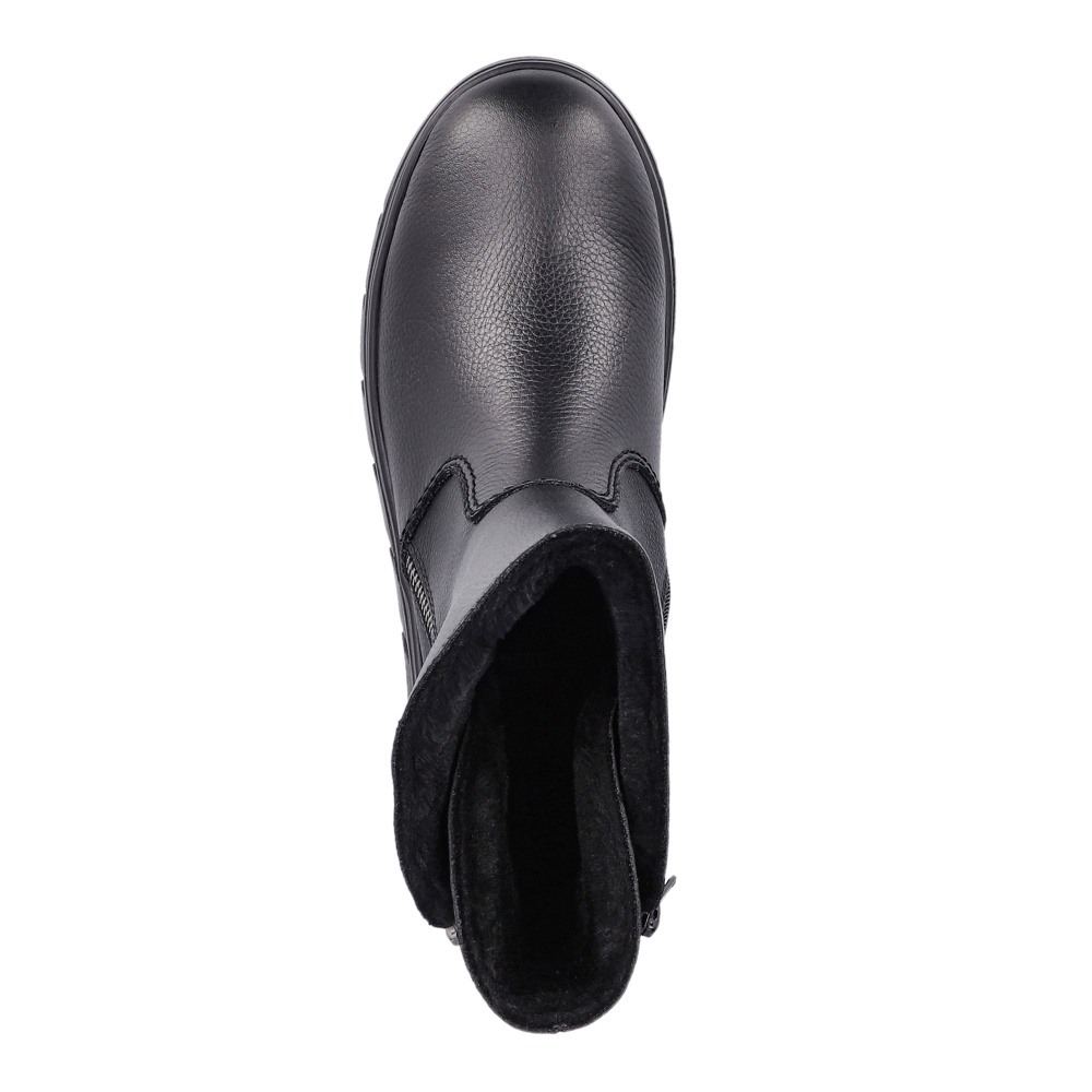 detail Dámská kotníková obuv RIEKER Y3551-00 černá W3