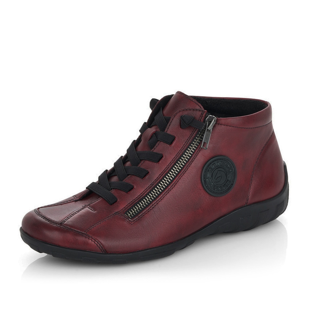 detail Dámská kotníková obuv REMONTE R3491-35 červená W1