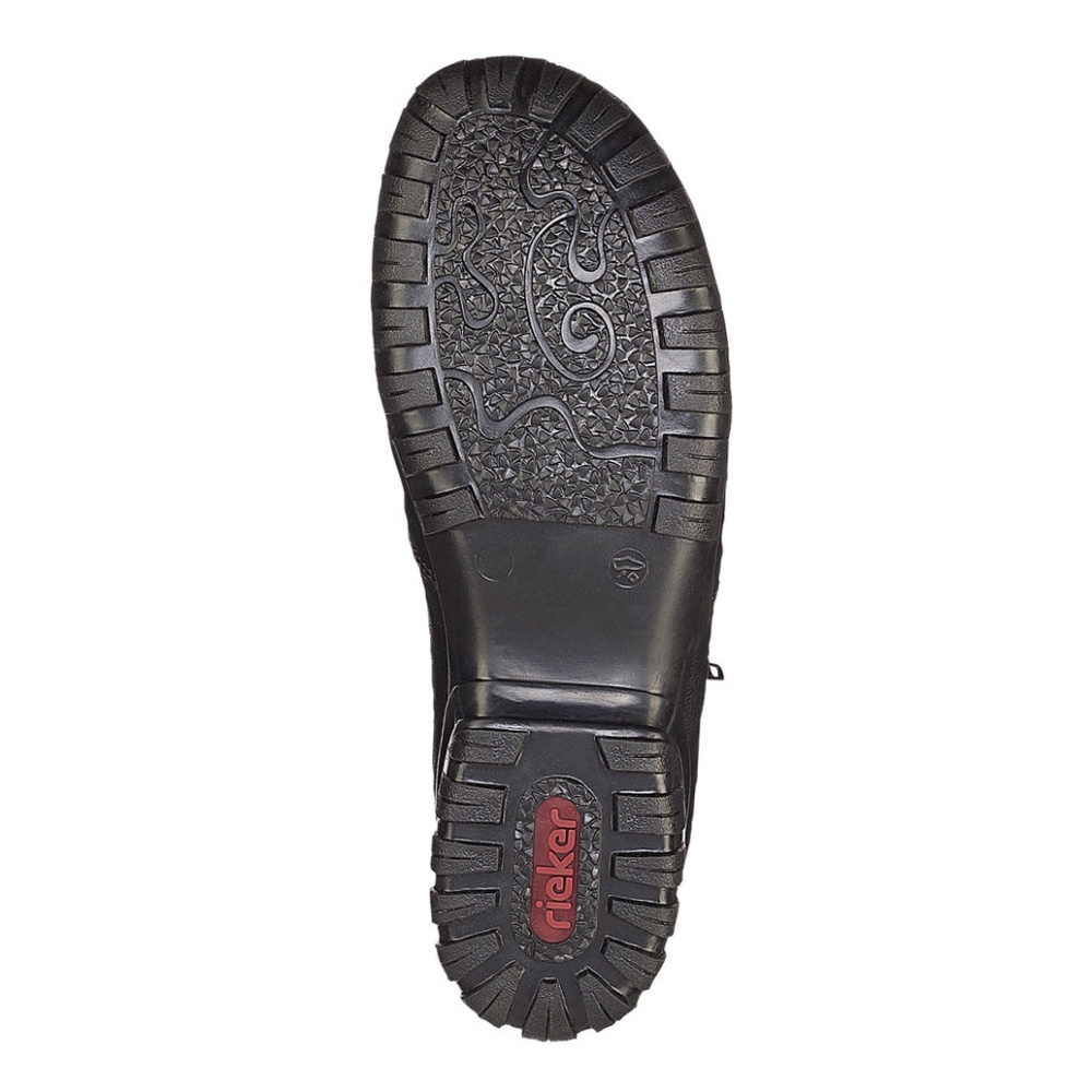 detail Dámská kotníková obuv RIEKER L4691-01 černá W0