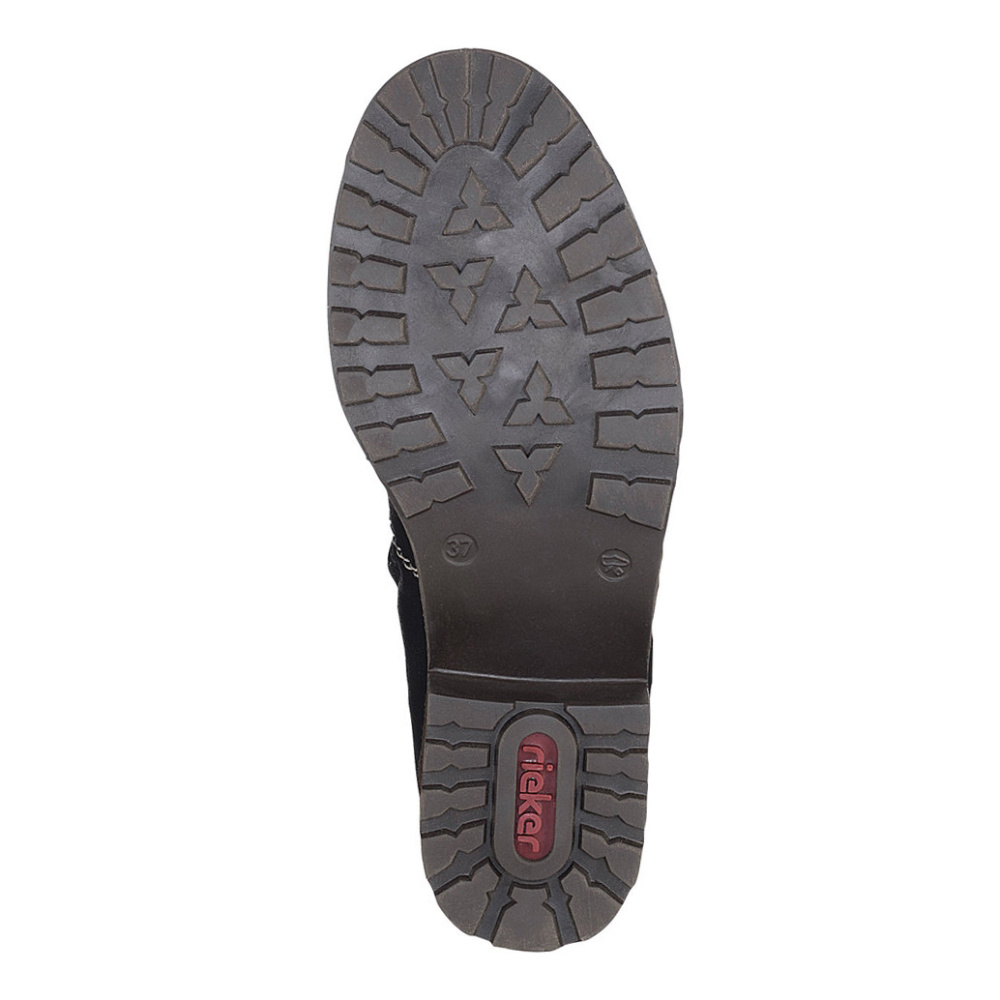 detail Dámská kotníková obuv RIEKER Y0463-00 černá W3