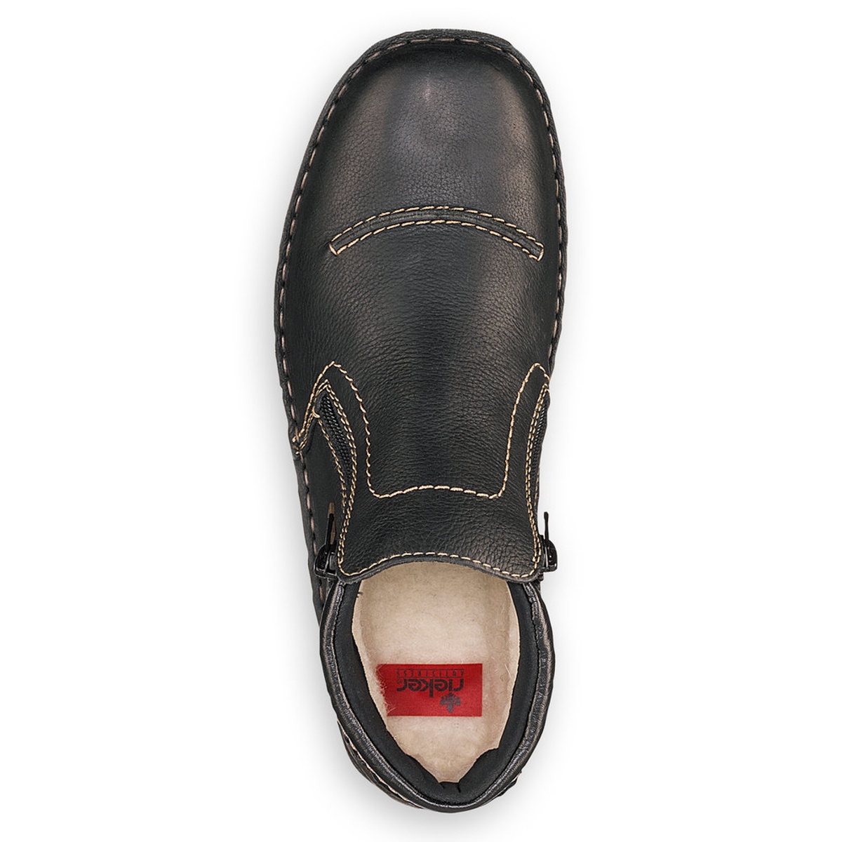 detail Pánská kotníková obuv RIEKER 05372-00 černá W1