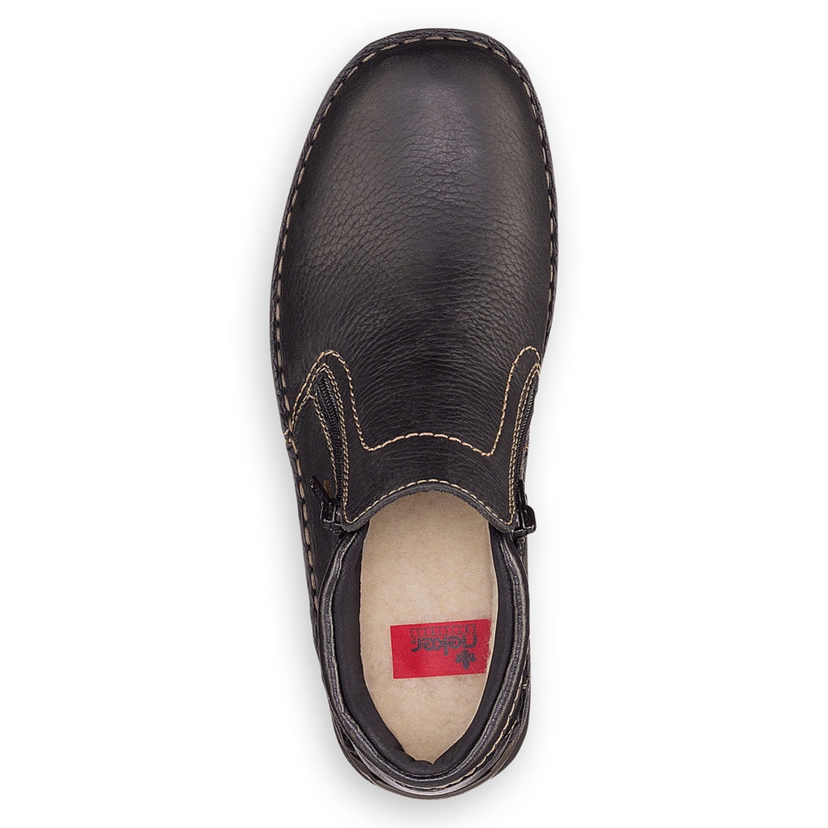 detail Pánská kotníková obuv RIEKER 05373-00 černá W2