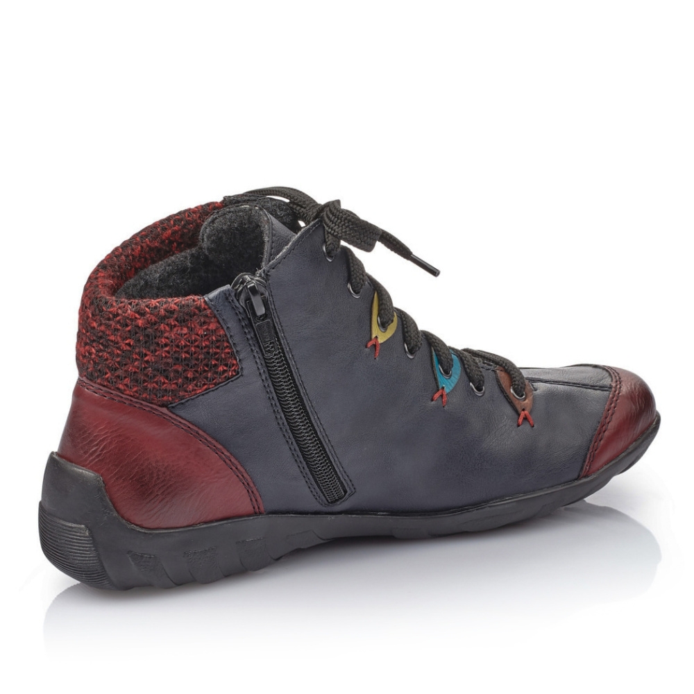 detail Dámská kotníková obuv RIEKER L6513-37 modrá W2