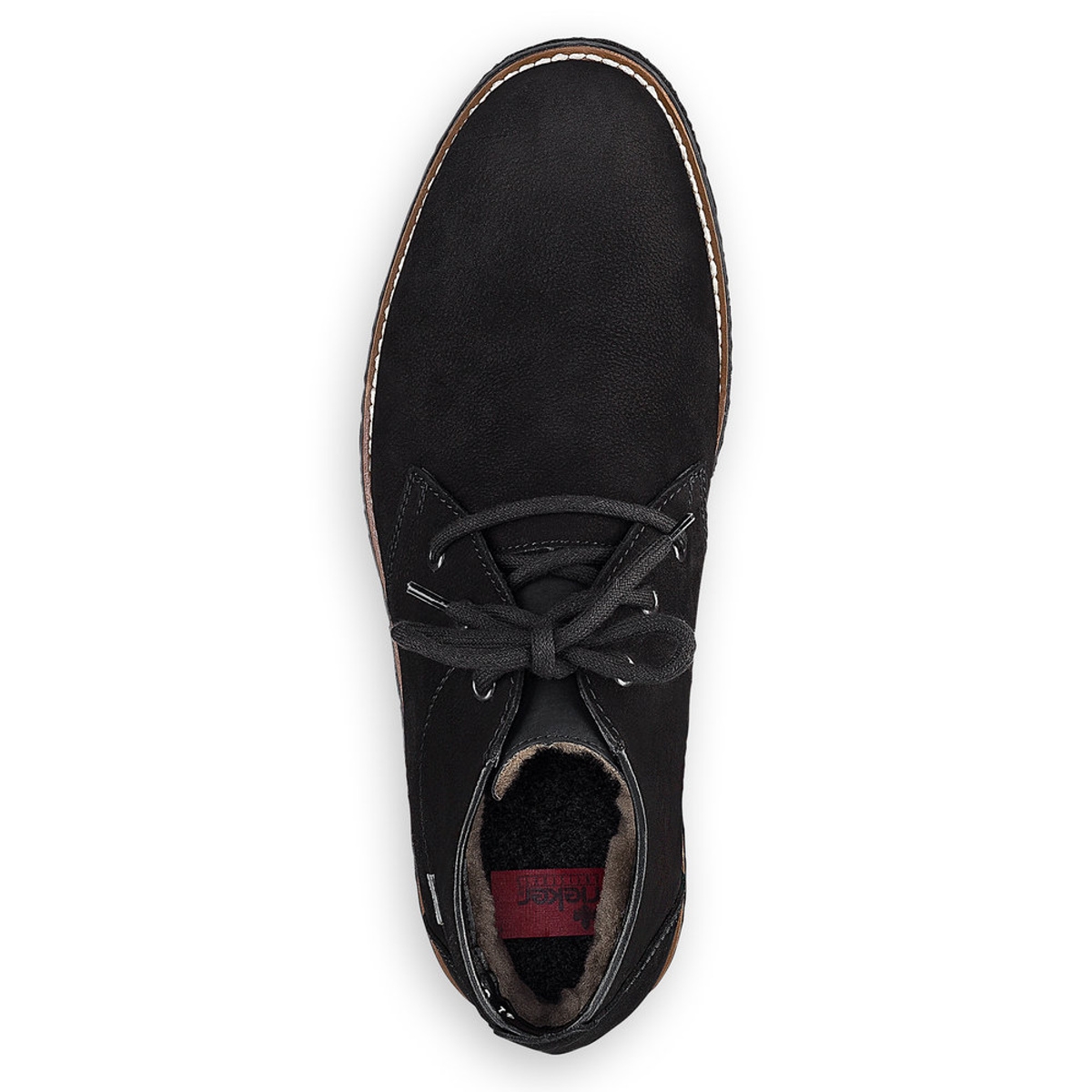 detail Pánská kotníková obuv RIEKER 13630-00 černá W3