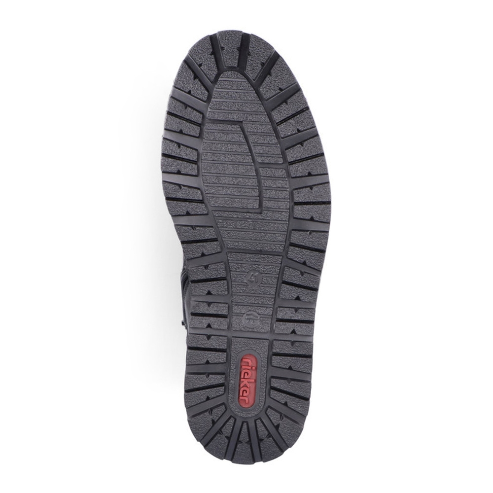 detail Pánská kotníková obuv RIEKER 38441-01 černá W3