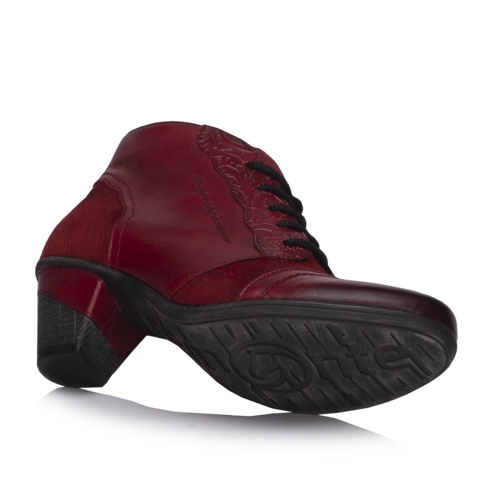 detail Dámská kotníková obuv REMONTE D8789-35 červená W0