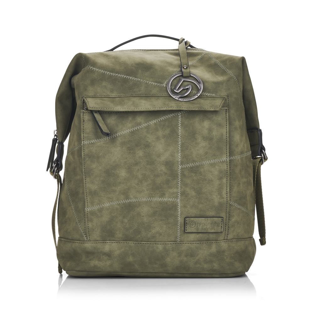 detail Dámský batoh REMONTE Q0516-55 zelená W1