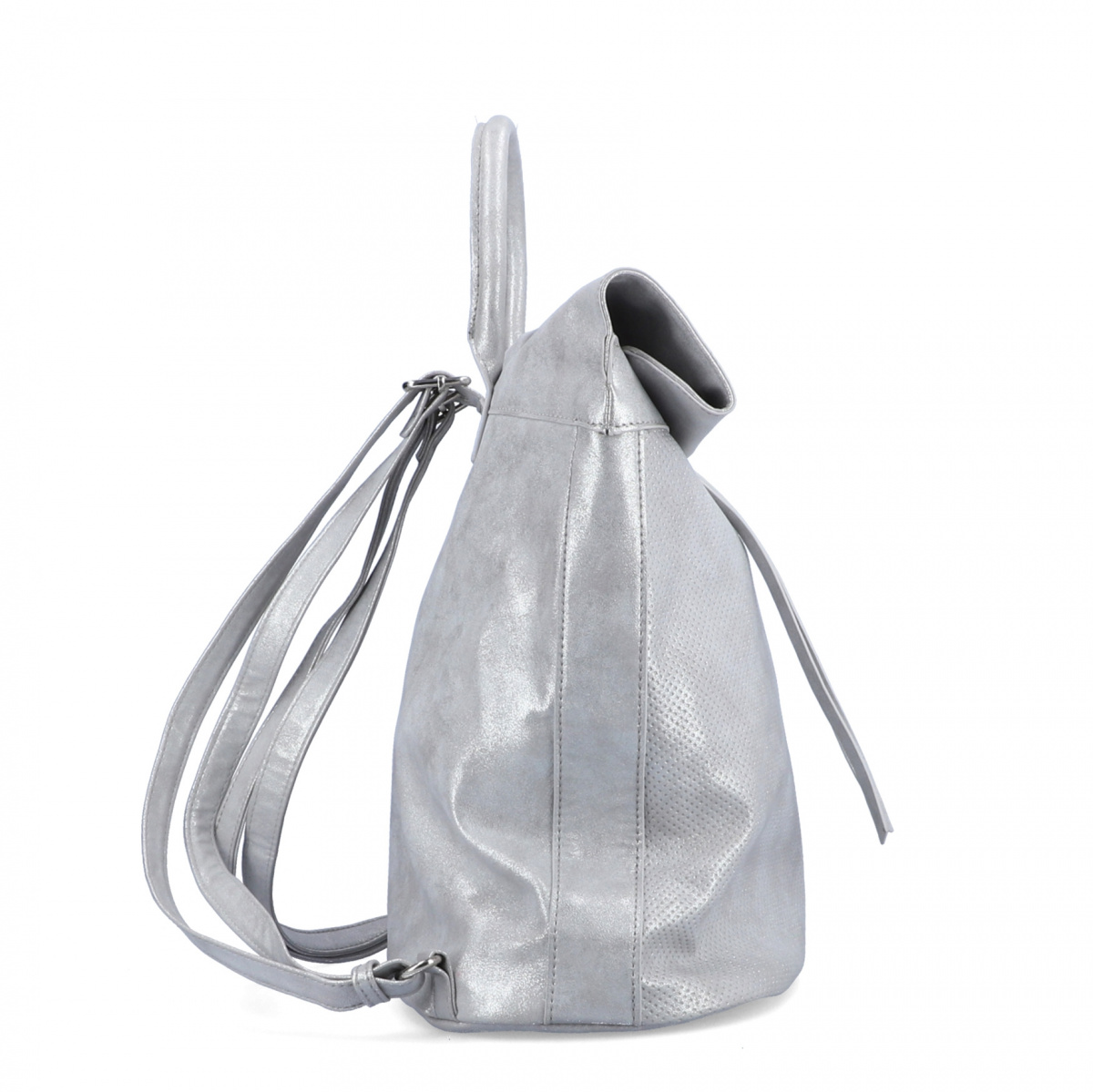 detail Dámský batoh REMONTE Q0507-90 stříbrná S3