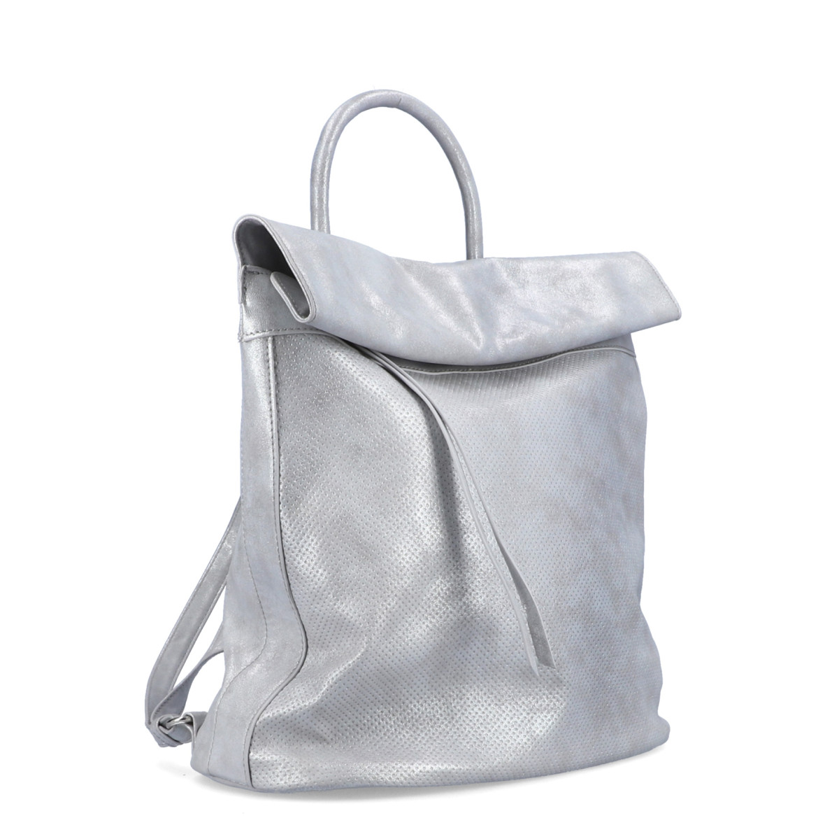 detail Dámský batoh REMONTE Q0507-90 stříbrná S3