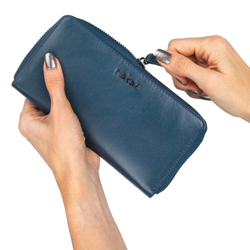 detail Dámská peněženka RIEKER W144 modrá W2