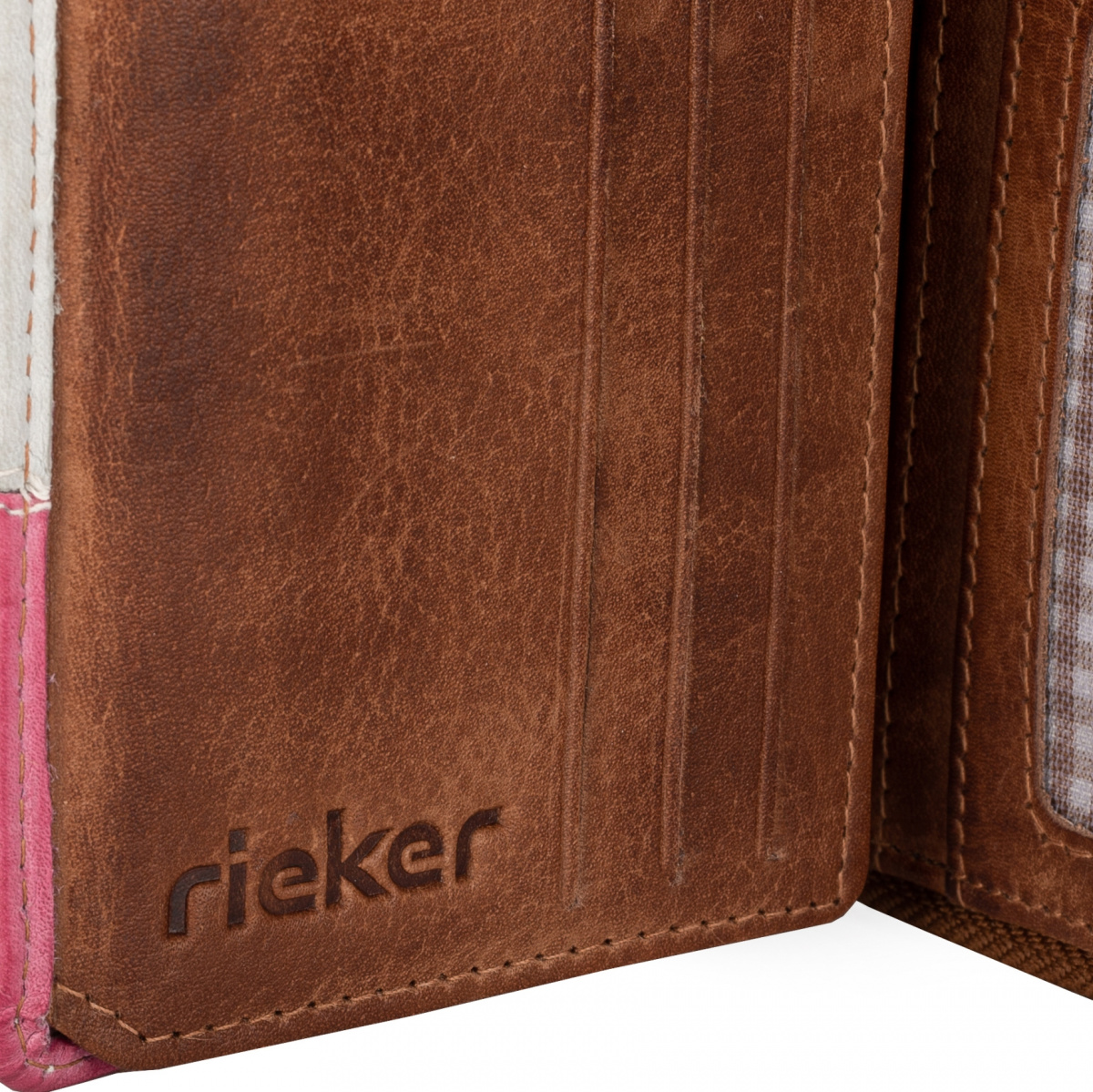 detail Dámská peněženka RIEKER W125 hnědá/multi W2