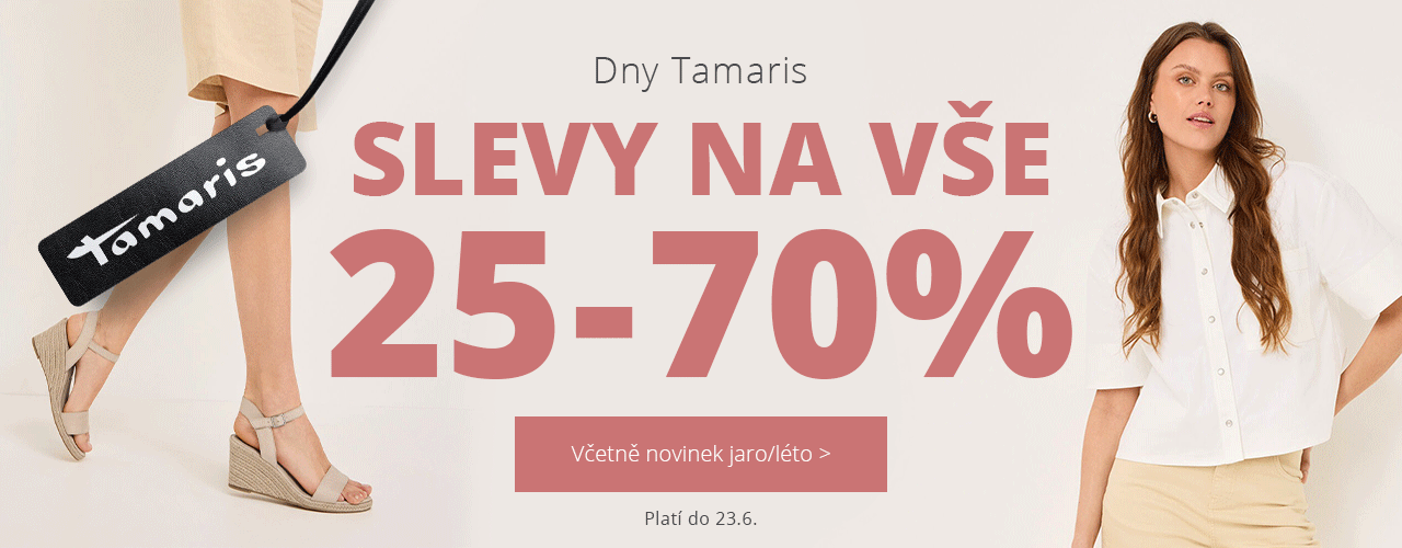 Dny Tamaris - Slevy na vše 25-70%
