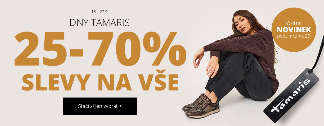 Dny Tamaris 25-70 % na vše