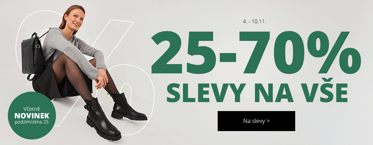 Slevy na vše 25-70 %