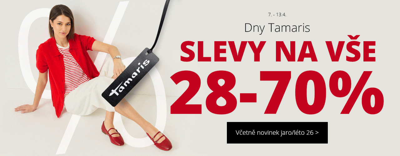 Dny Tamaris Slevy na vše 28-70 %