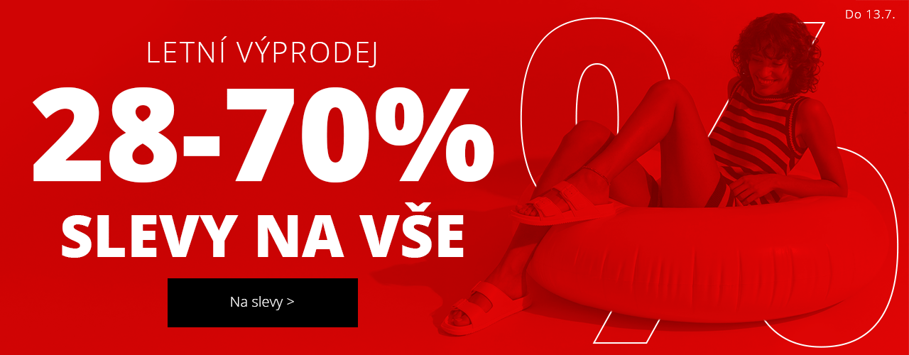 Letní výprodej 28-70 % na vše