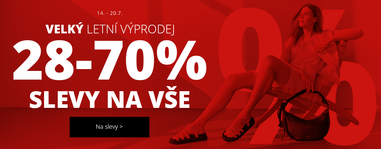Velký letní výprodej 28-70 %