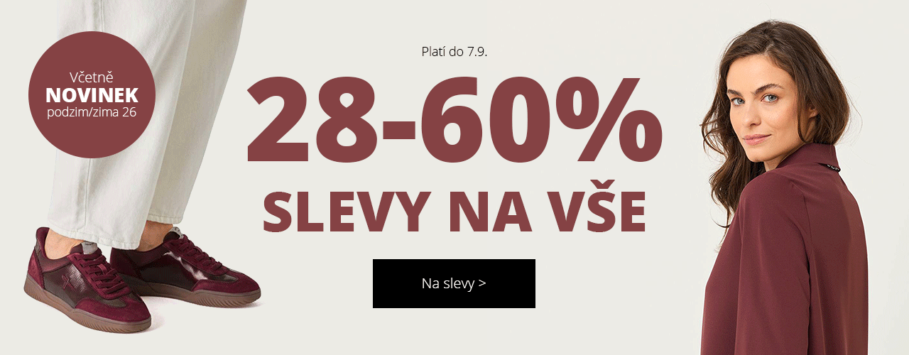 Slevy na vše 28-60 %