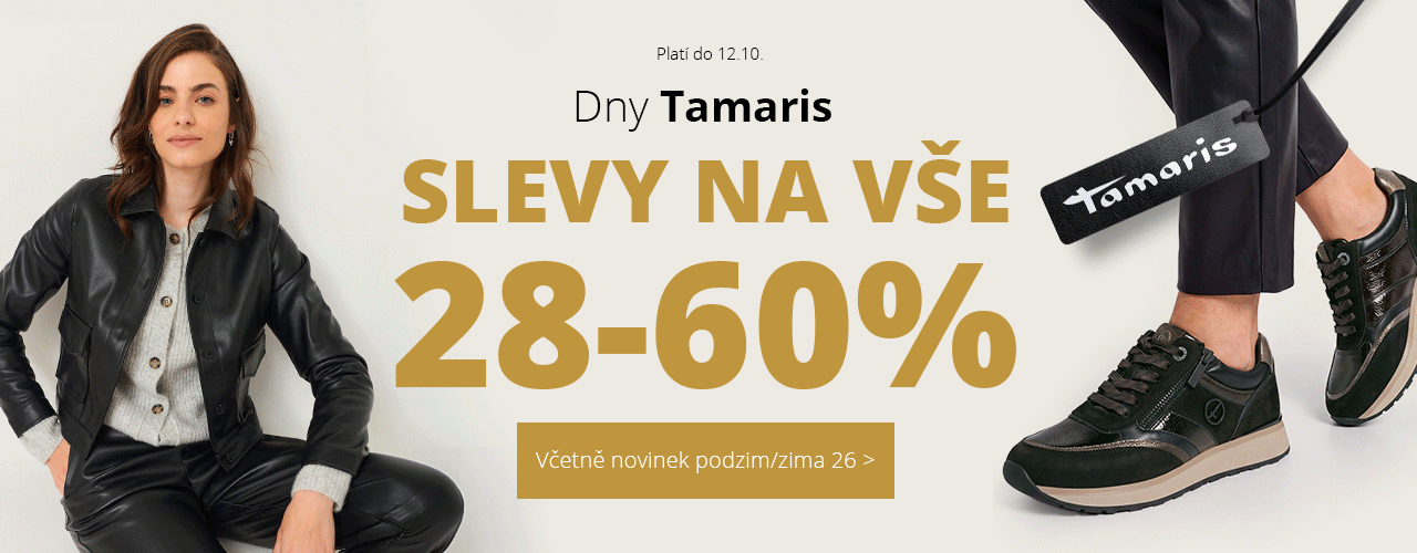 Dny Tamaris Slevy na vše 28-60 %