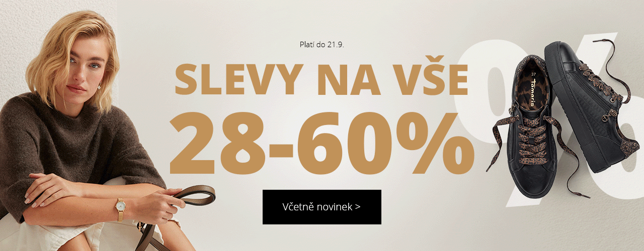 Slevy na vše 28-60 % Slevy na vše 28-60 %