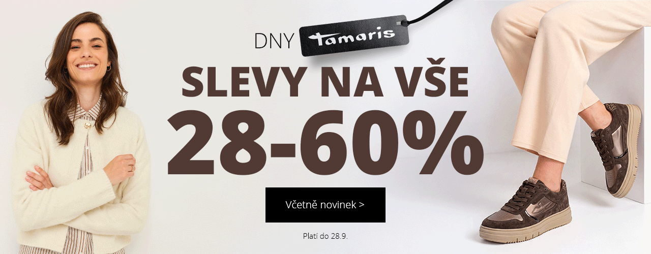 Dny Tamaris Slevy na vše 28-60 % Dny Tamaris Slevy na vše 28-60 %