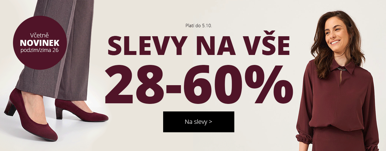 Slevy na vše 28-60 %